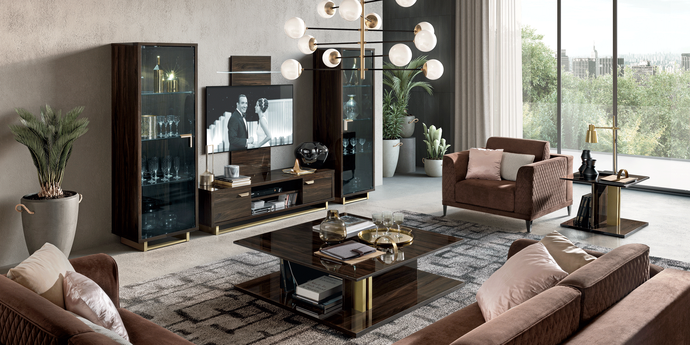 Brands Status Modern Collections, Italy Volare Day Entertainment Additional items DARK WALNUT