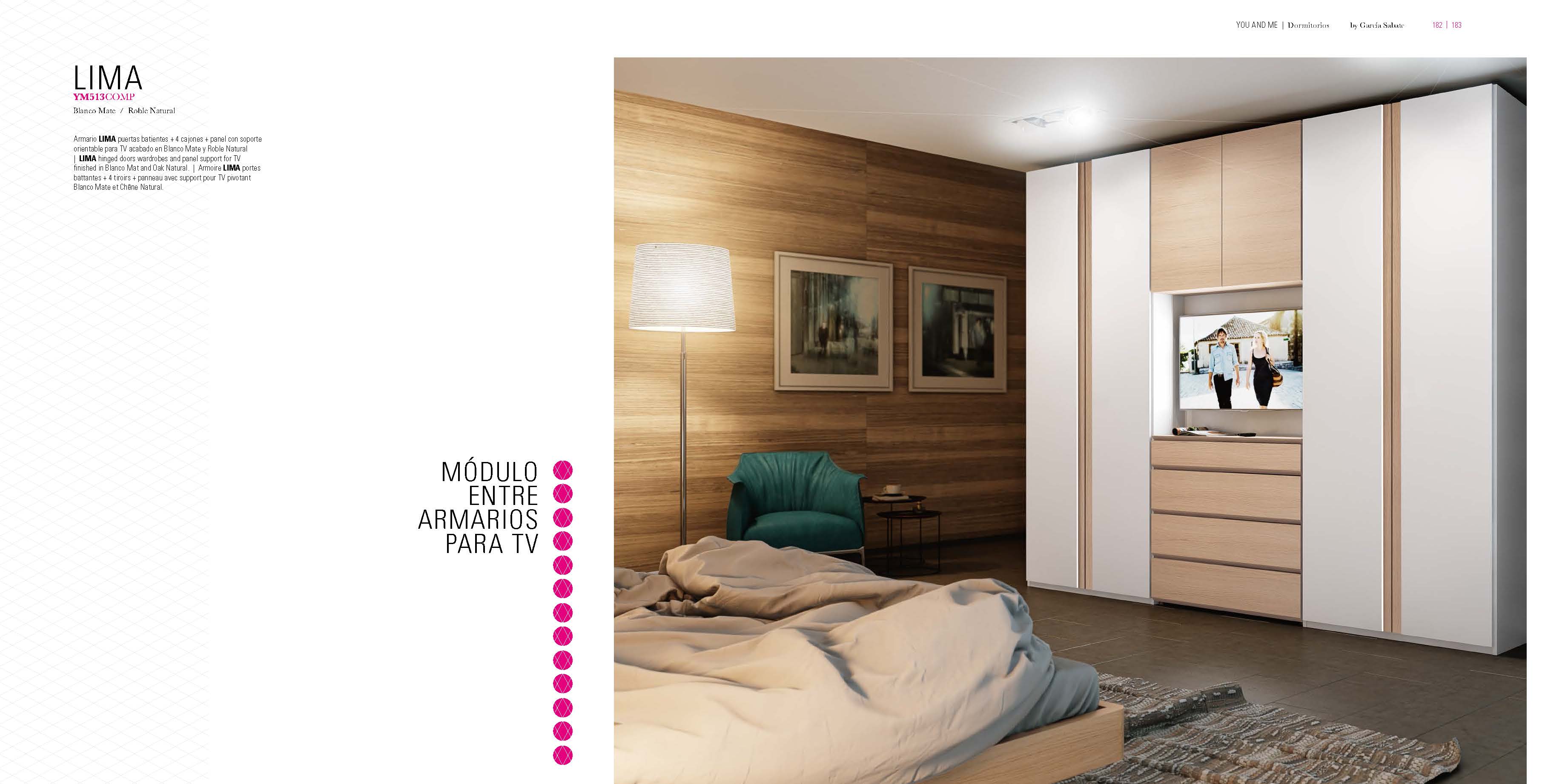 Brands Gamamobel Bedroom Sets, Spain YM513 Wardrobe